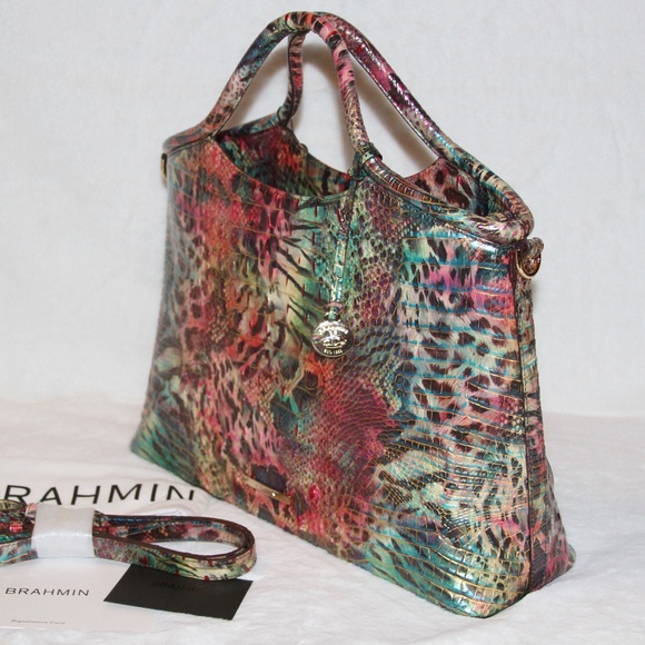 NWT BRAHMIN Elaine Shapeshifter Melbourne Leather - Picture 3 of 7
